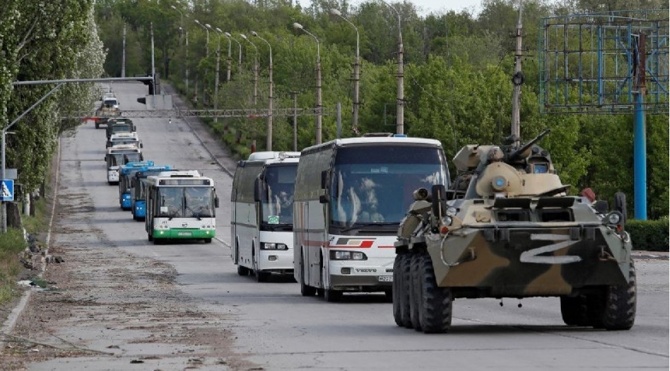 ukraynali-herbchileridashiyan-yeddi-avtobus-azovstaldan-yola-dushub-foto