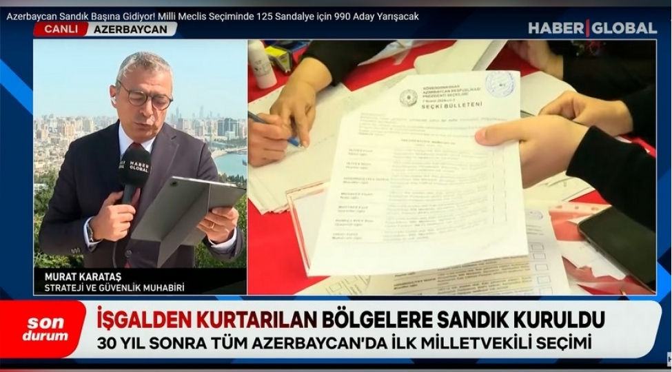 haber-global-azerbaycandaki-parlament-sechkilerile-bagli-sujet-hazirlayib-video