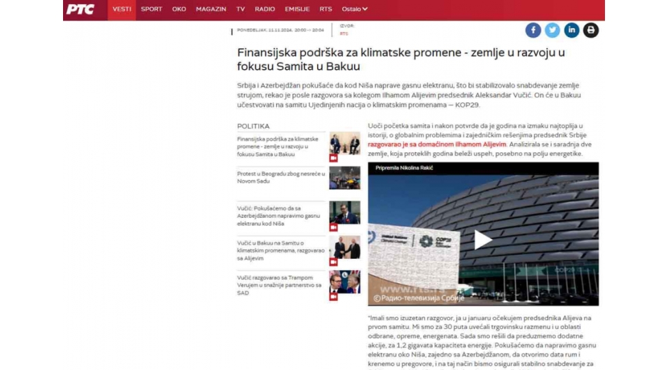 serbiyanin-rts-kanali-cop29-un-ilk-gununu-genish-ishiqlandirib