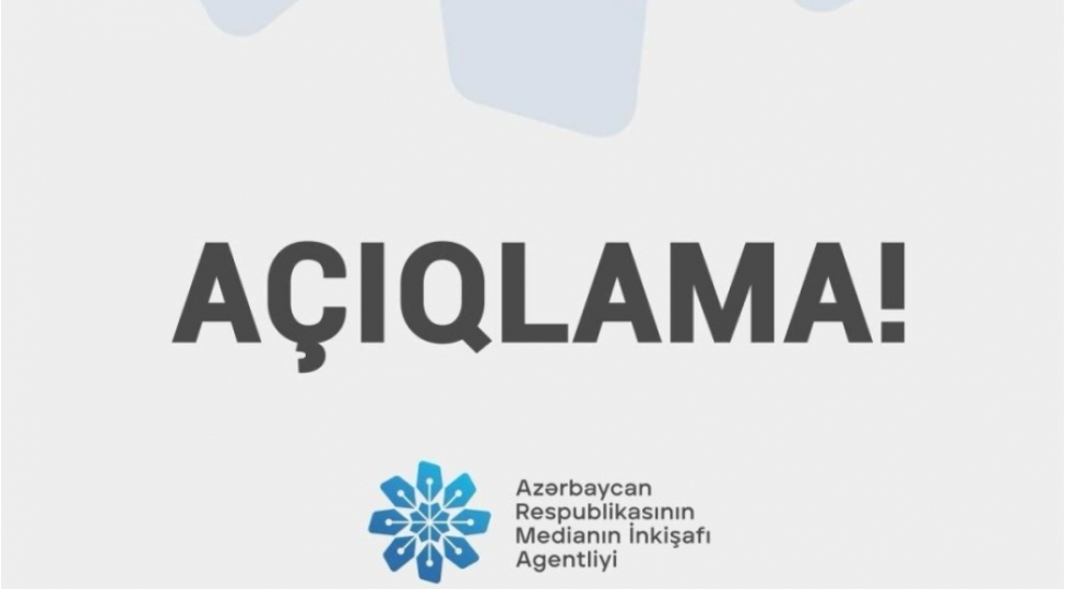 MEDİA: Azərbaycanın bir sıra dövlət xadimləri adından reallığı əks etdirməyən açıqlamalar yayılıb