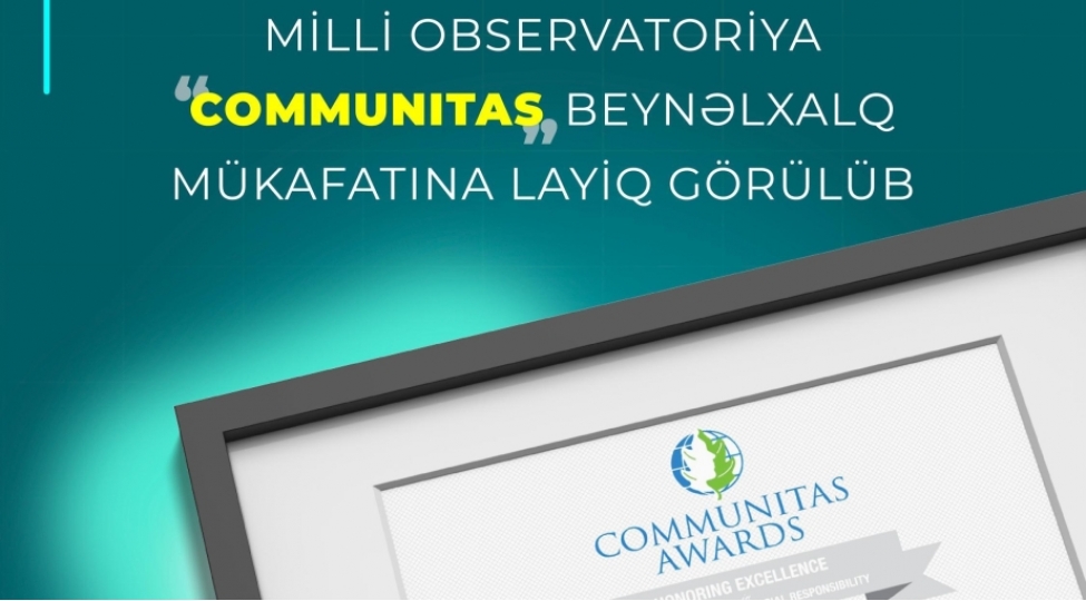 milli-observatoriya-beynelxalq-mukafata-layiq-gorulub