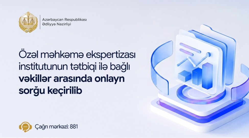mehkeme-ekspertizasi-sahesinde-ozel-mehkeme-ekspertizasi-institutunun-tetbiqi-ile-bagli-vekiller-arasinda-sorgu-kechirilib